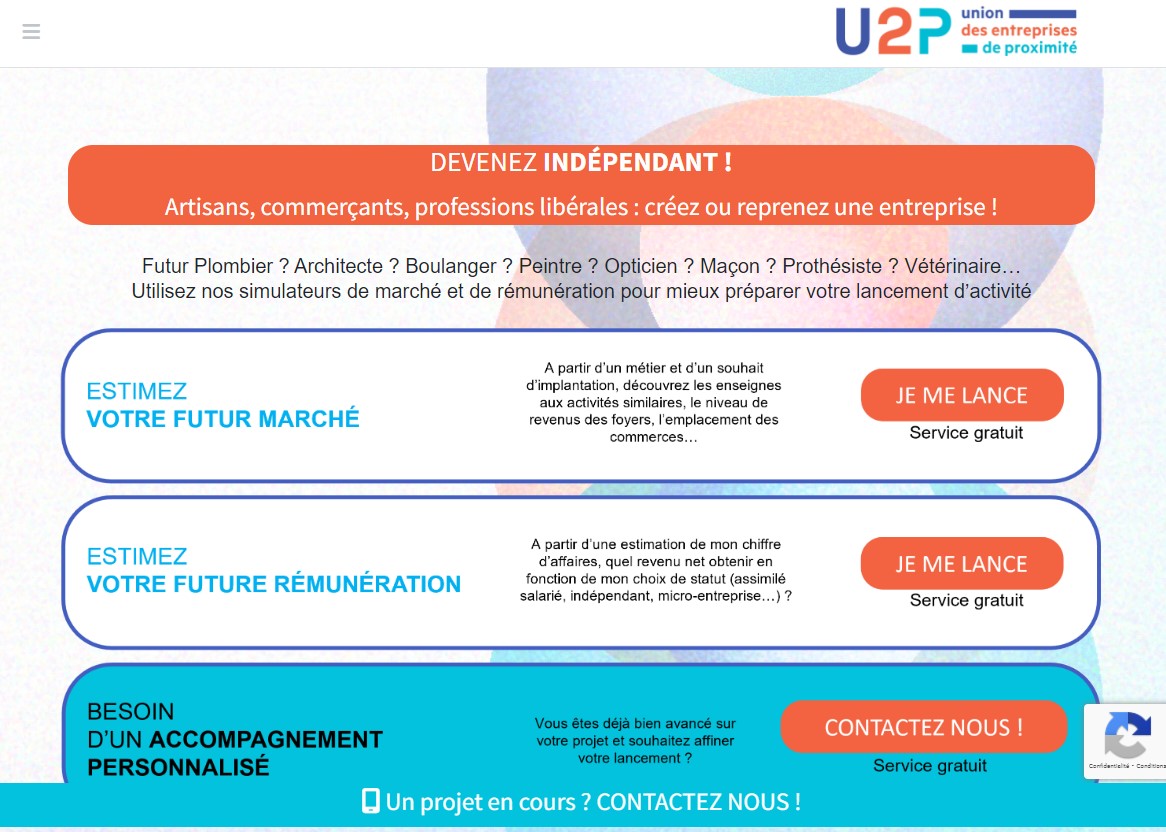 La plateforme « Créer-reprendre.u2p-france.fr » : un outil précieux pour les artisans
