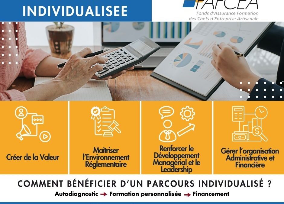 Dispositif des Parcours Individualisés de Formation du FAFCEA